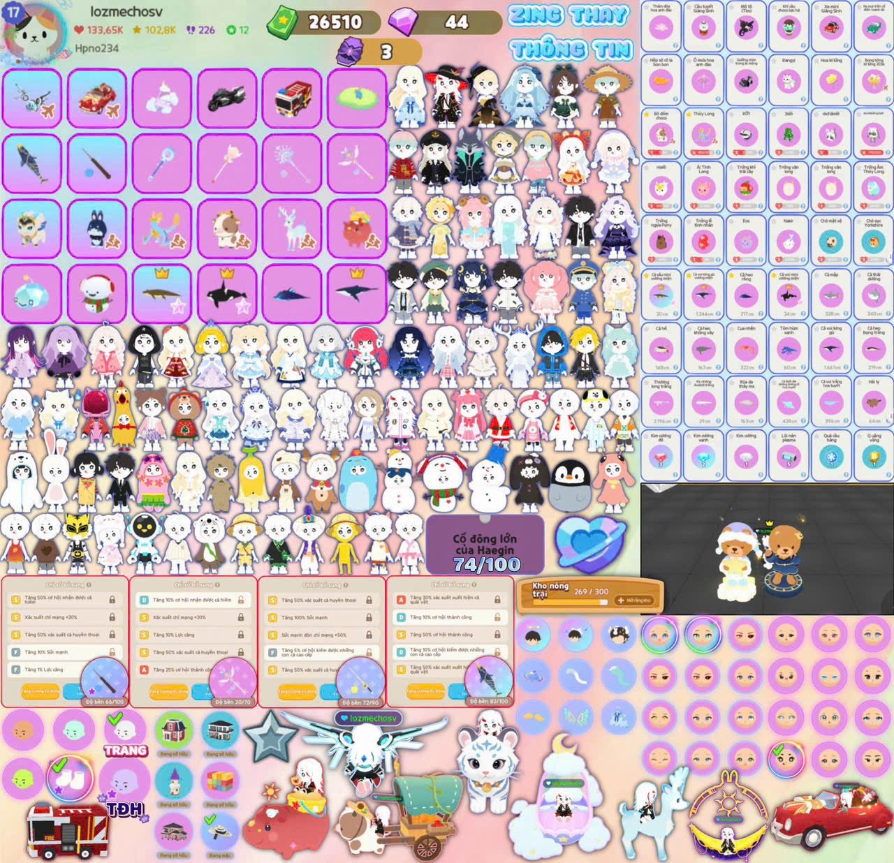 Acc PlayTogether Tự chọn